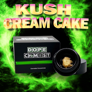 Kush Cream Cake Live Hash Rosin by Dope Chemist - Premium Cannabis Concentrates Available in Boston, Springfield, and Lakeville, Massachusetts from Twisted Growers